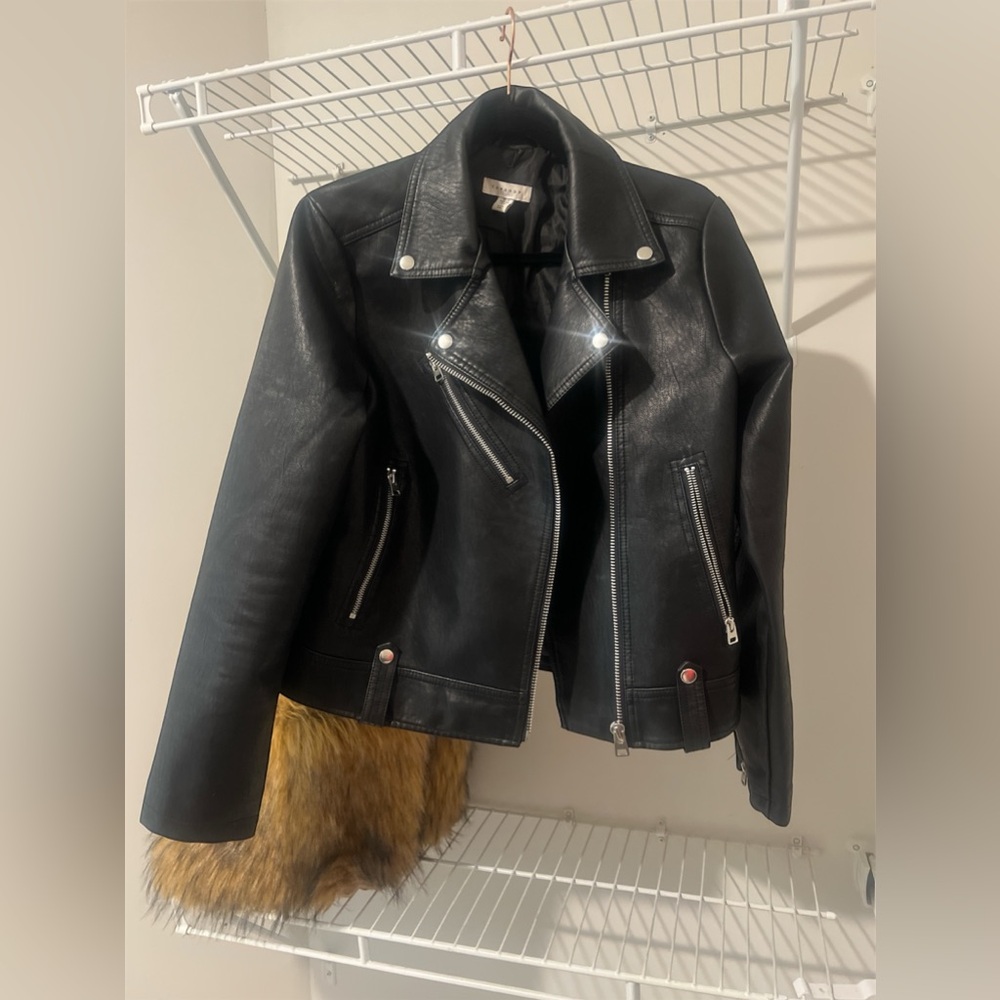 TOPSHOP LEATHER JACKET. EXCELLENT CONDITION